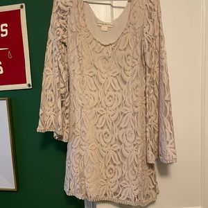 Urban Outfitters Staring at Stars lace Bell sleeve dress